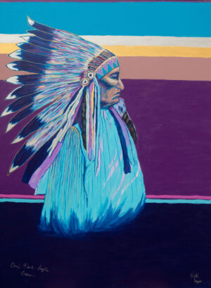 Chief Black Eagle, Crow is an American Plains Indian