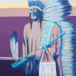 Chief Rocky Bear, Sioux, lived in the 19th Century, primarily in what are now the Dakota states.