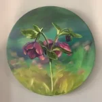 Oil on canvas 30.48 cm round