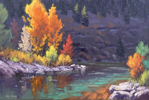 Oil painting by Cody DeLong